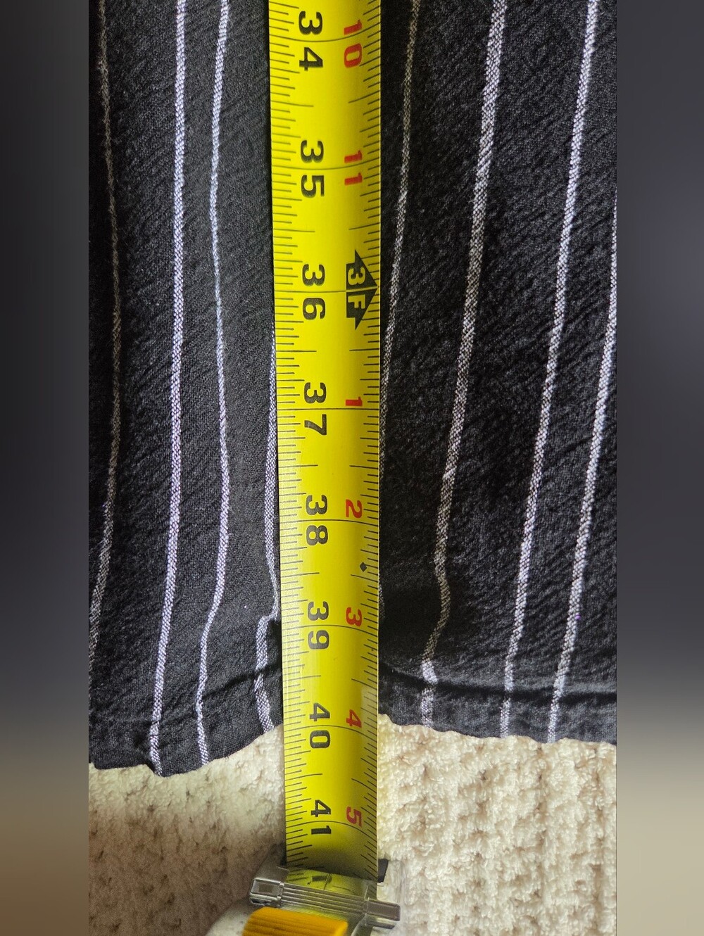 Reitmans Linen Blend Striped Fit & Flare Sundress M - Picture 10 of 13